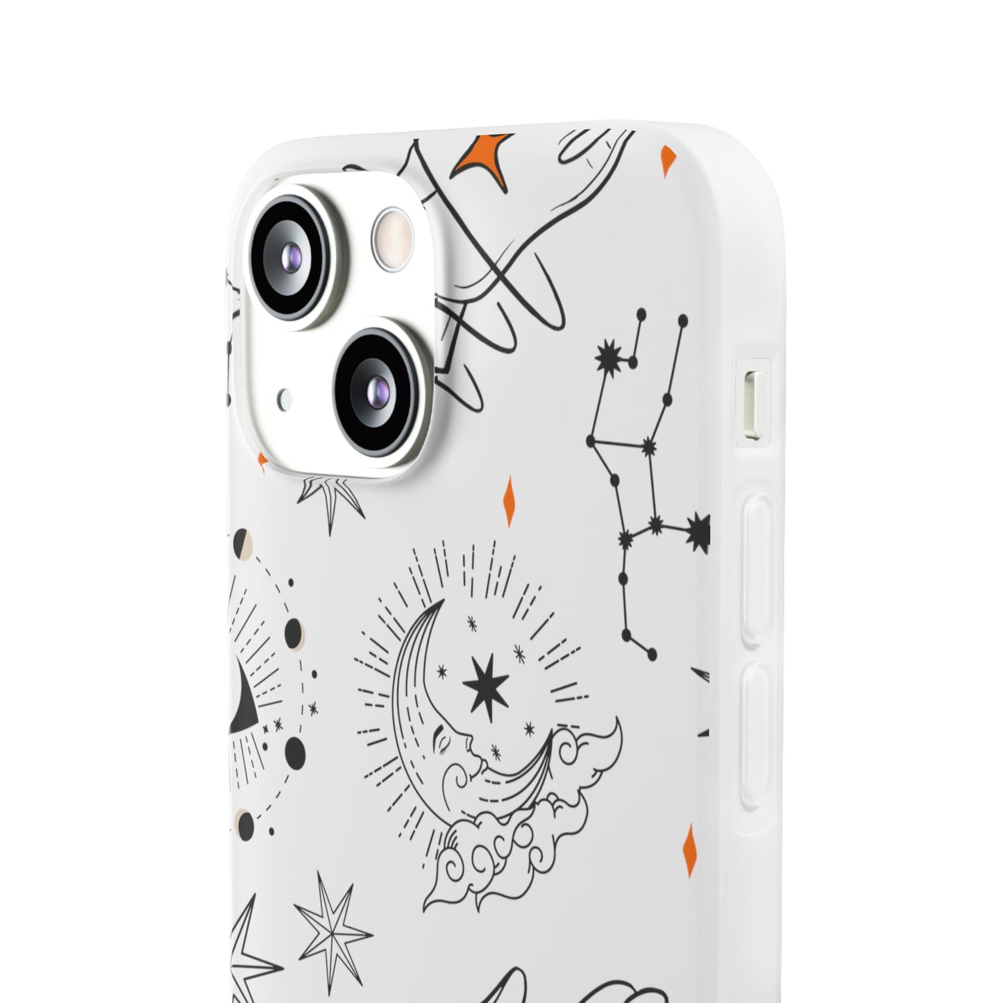 Stylish Astrological iPhone Case – Semi-Transparent & Flexible