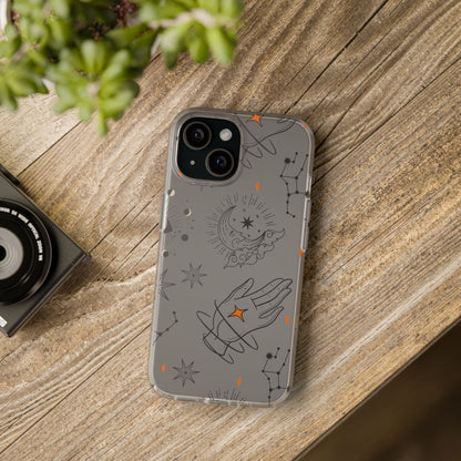 Stylish Astrological iPhone Case – Semi-Transparent & Flexible