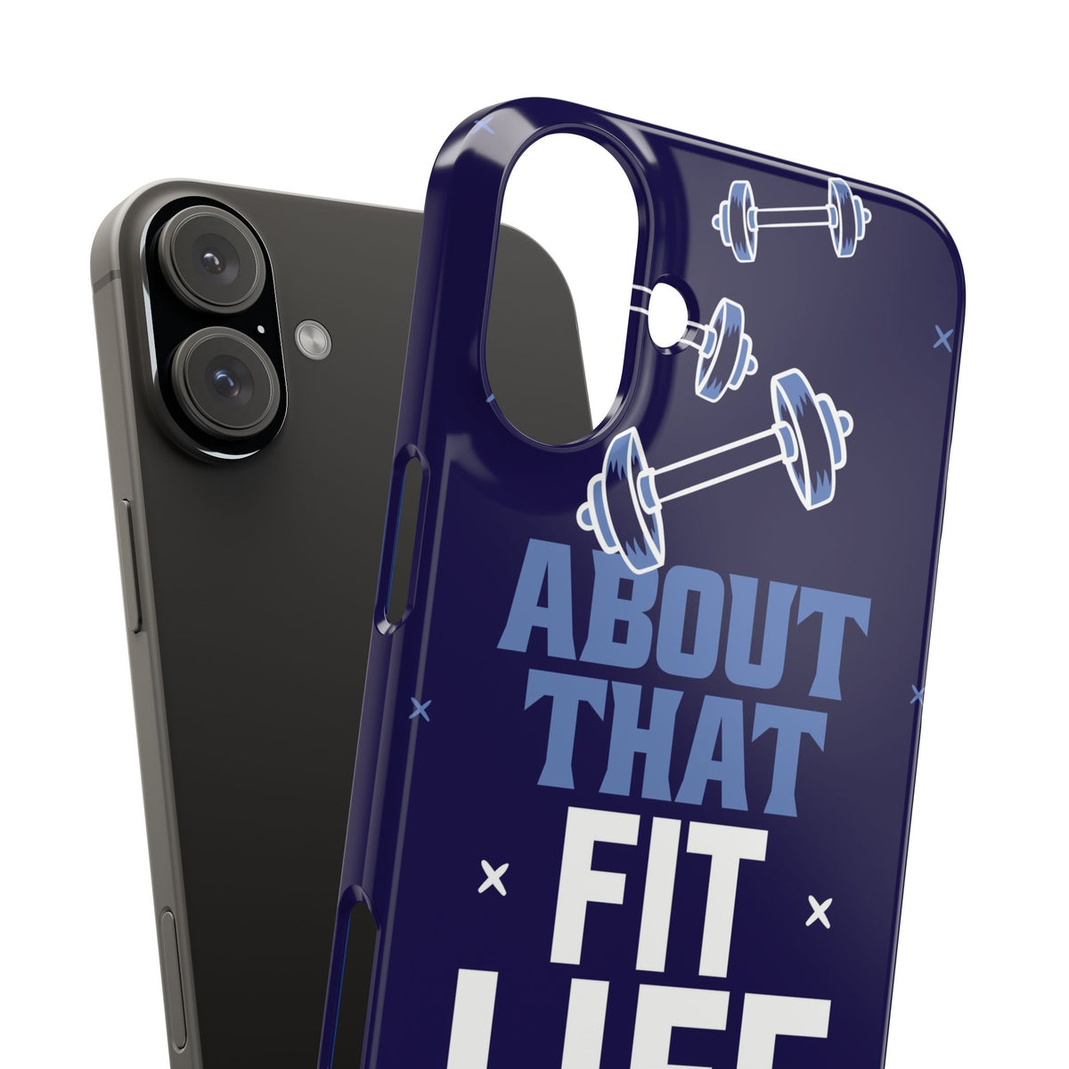 GYM phone case - "About that fit life" - casetinger