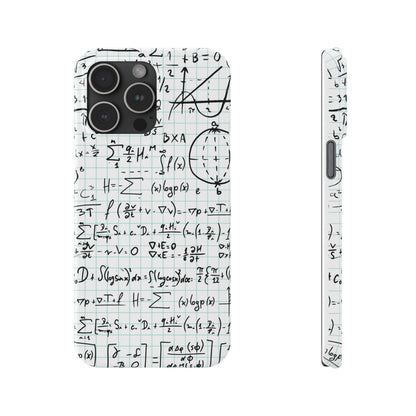 iPhone case for physics students and teachers. number geeks. For iphone 15, iphone 14 and iphone 13 pro and max.