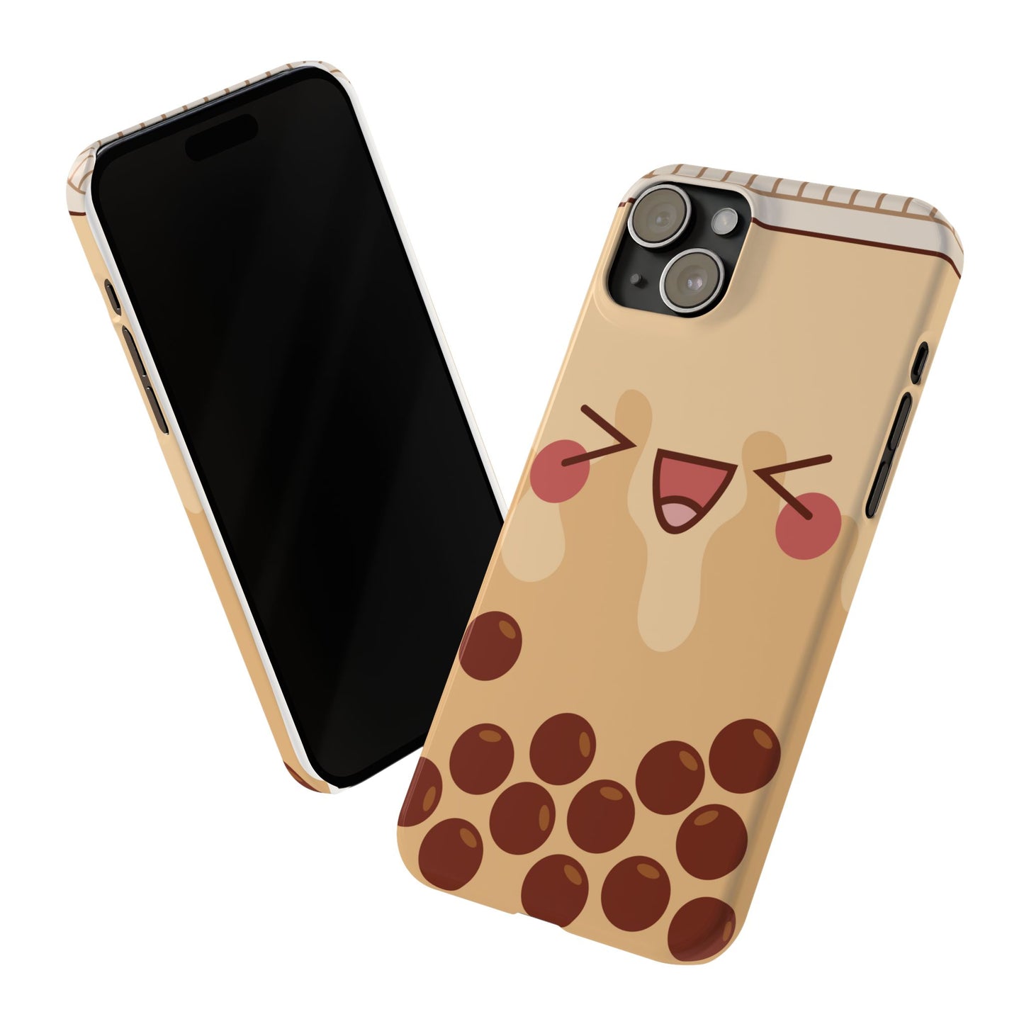 Bubble tea phone case, kawaii iphone case, anime phone case, otaku phone case, iphone 16, 15 case, iphone 15 pro case, iphone 14 case