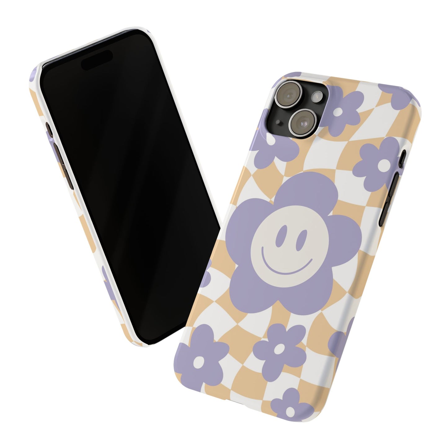 Groovy Danish Floral iPhone Case with Big Flower