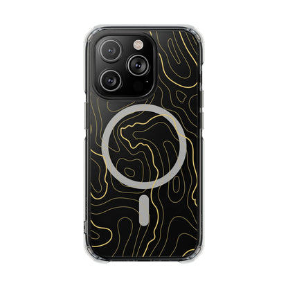 Abstract Topographic lines Map Design - Magnetic