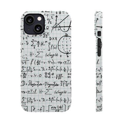 iPhone case for physics students and teachers. number geeks. For iphone 15, iphone 14 and iphone 13 pro and max.