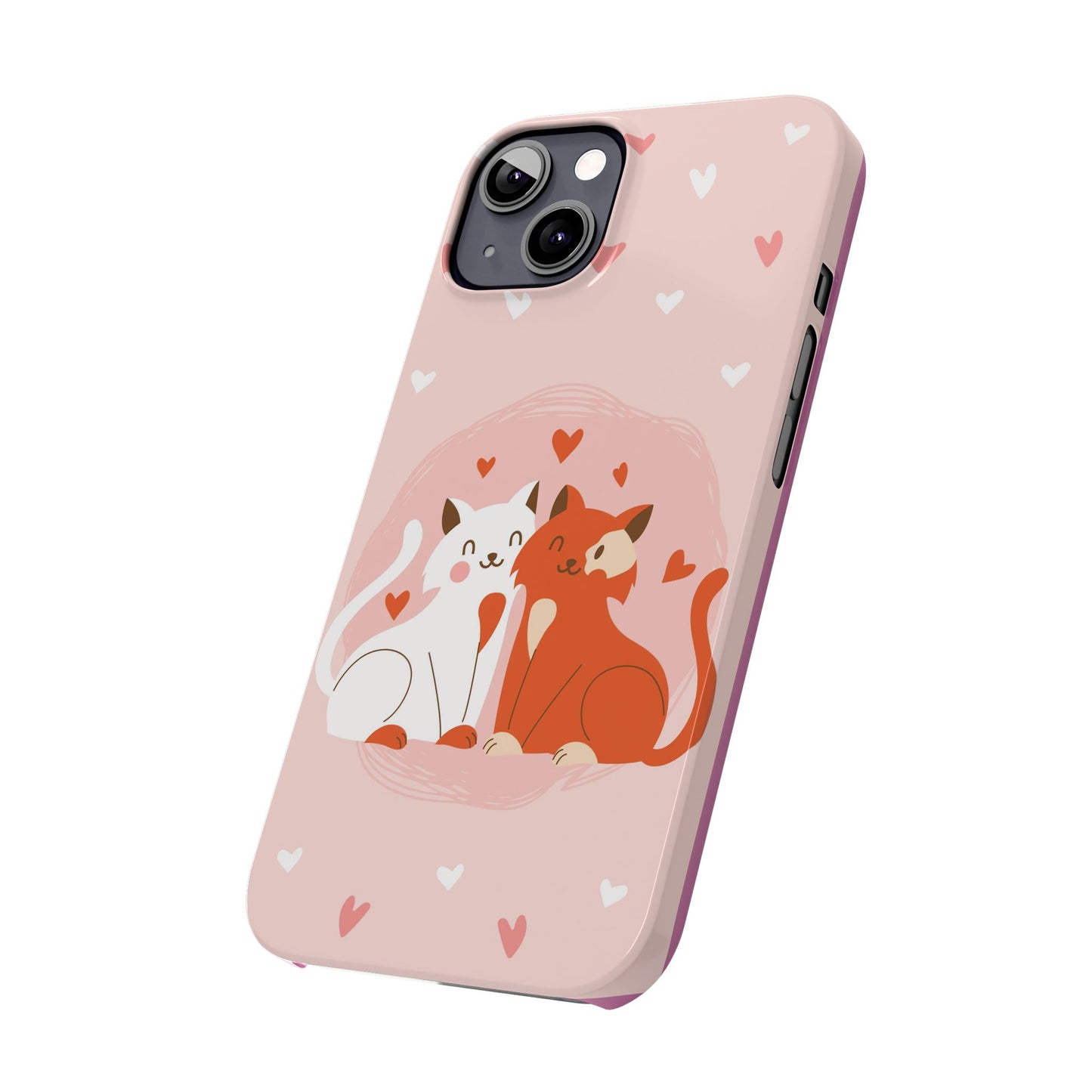 Pair of foxes in love