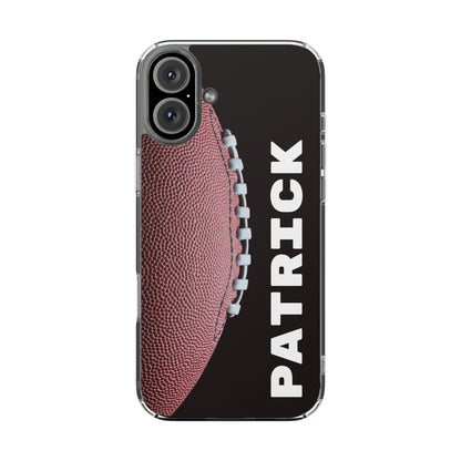 Personalized Football iPhone Case – Custom Name