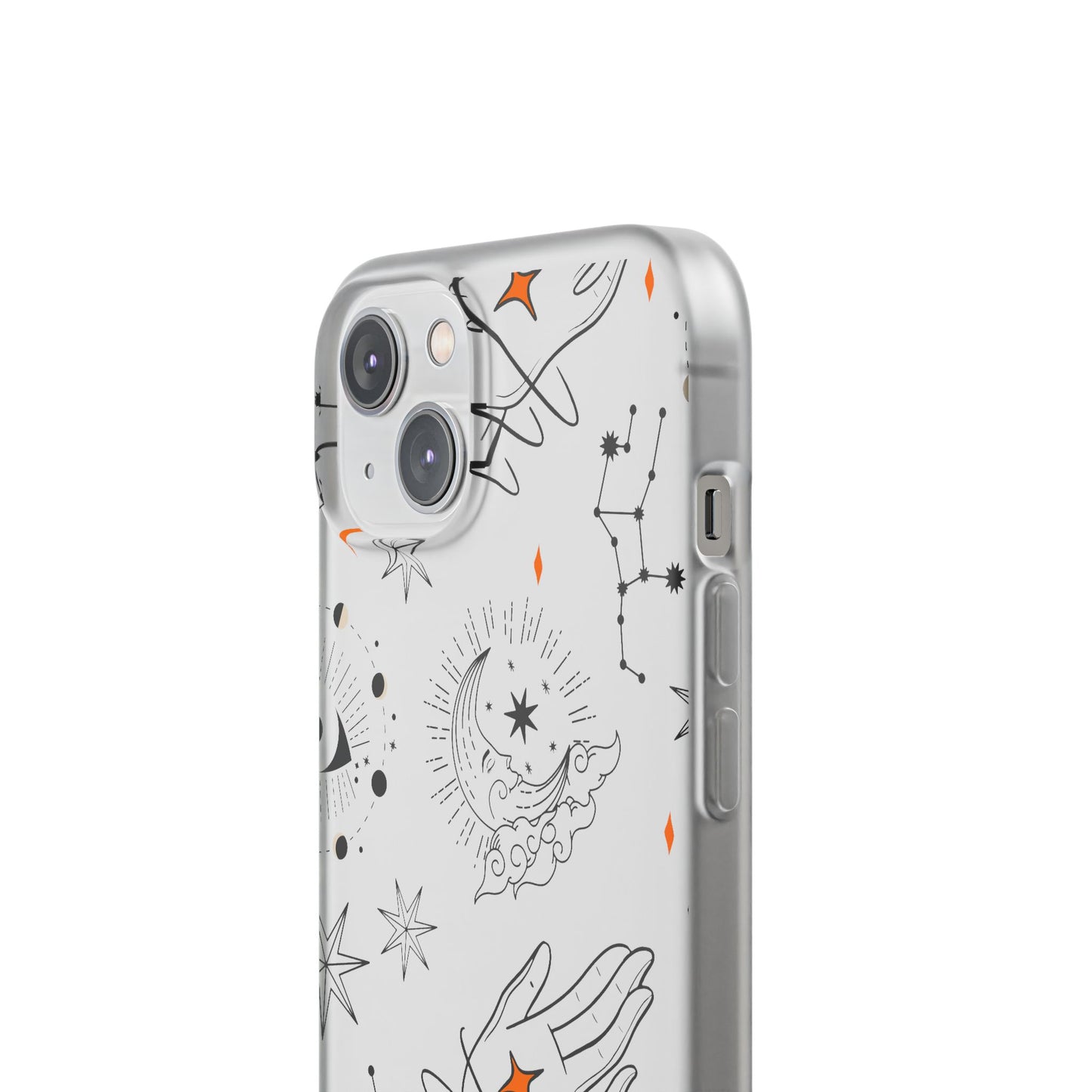 Stylish Astrological iPhone Case – Semi-Transparent & Flexible