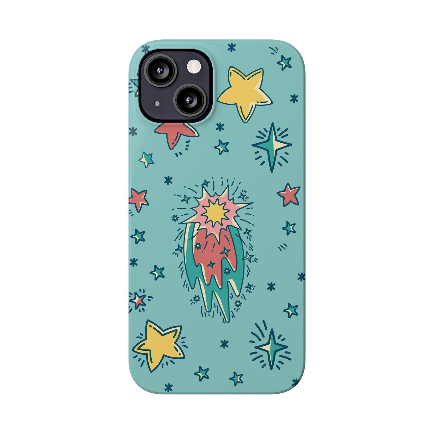 Stars Moon Weather Magic Case for iphone. Iphone 16, 15 case, iphone 14 case, iphone 13 case