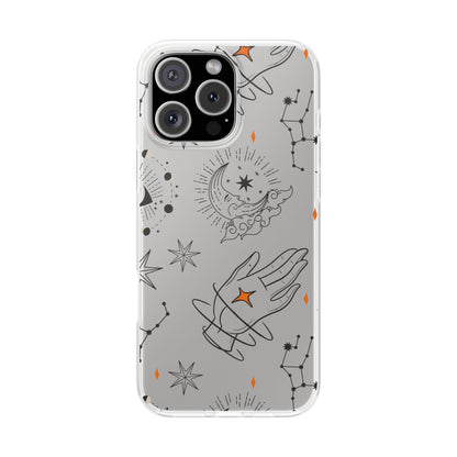 Stylish Astrological iPhone Case – Semi-Transparent & Flexible