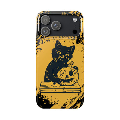 Halloween Edition: Kitty Carving Pumpkin.