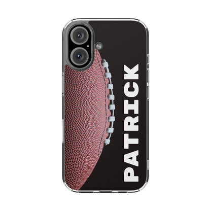 Personalized Football iPhone Case – Custom Name