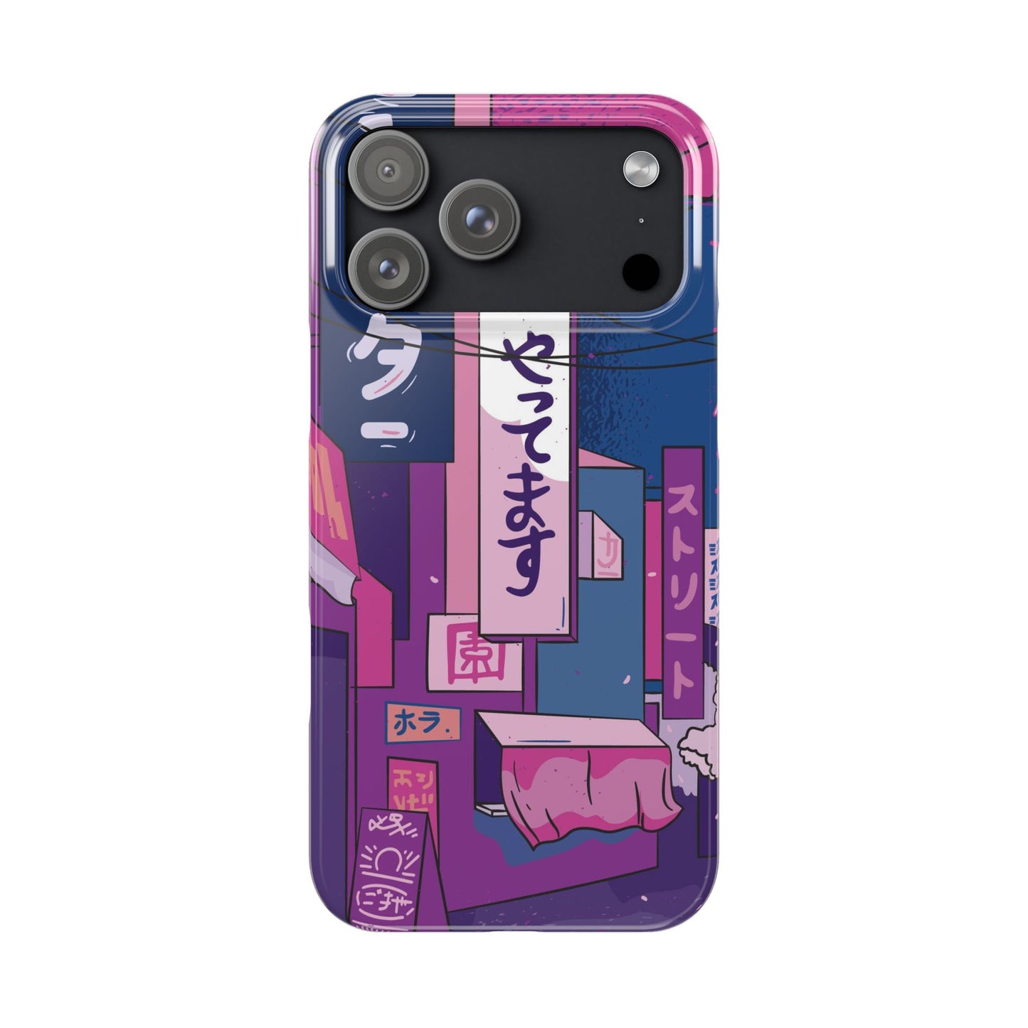 Vaporwave Japanese city Landscape