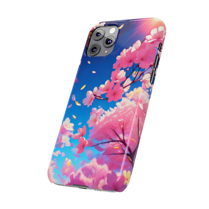 Anime sakura tree flowers