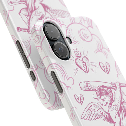 Anti-Valentine's Day: Cupid's Rebellion Phone Case