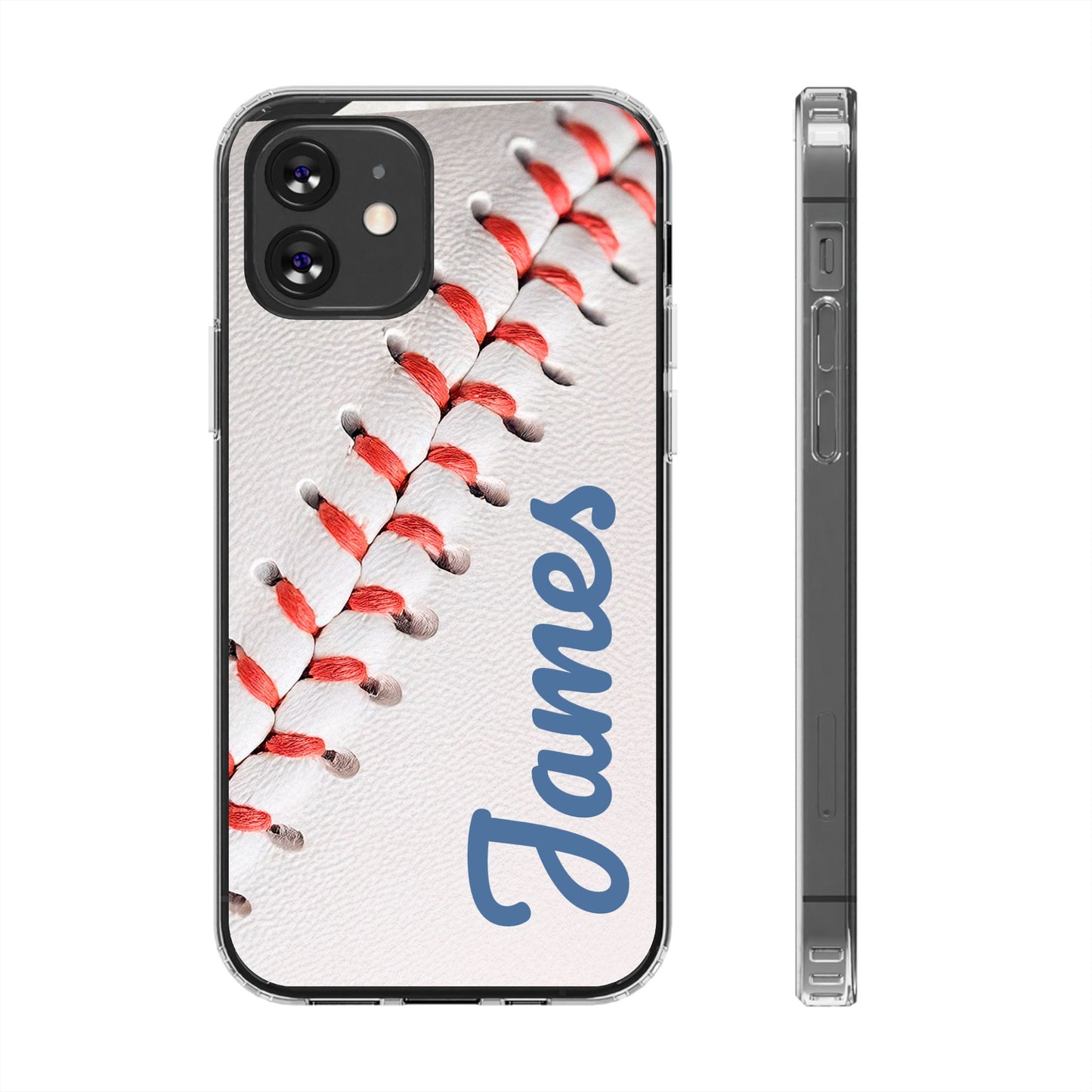 Custom name Baseball iPhone Case – Personalized Silicone
