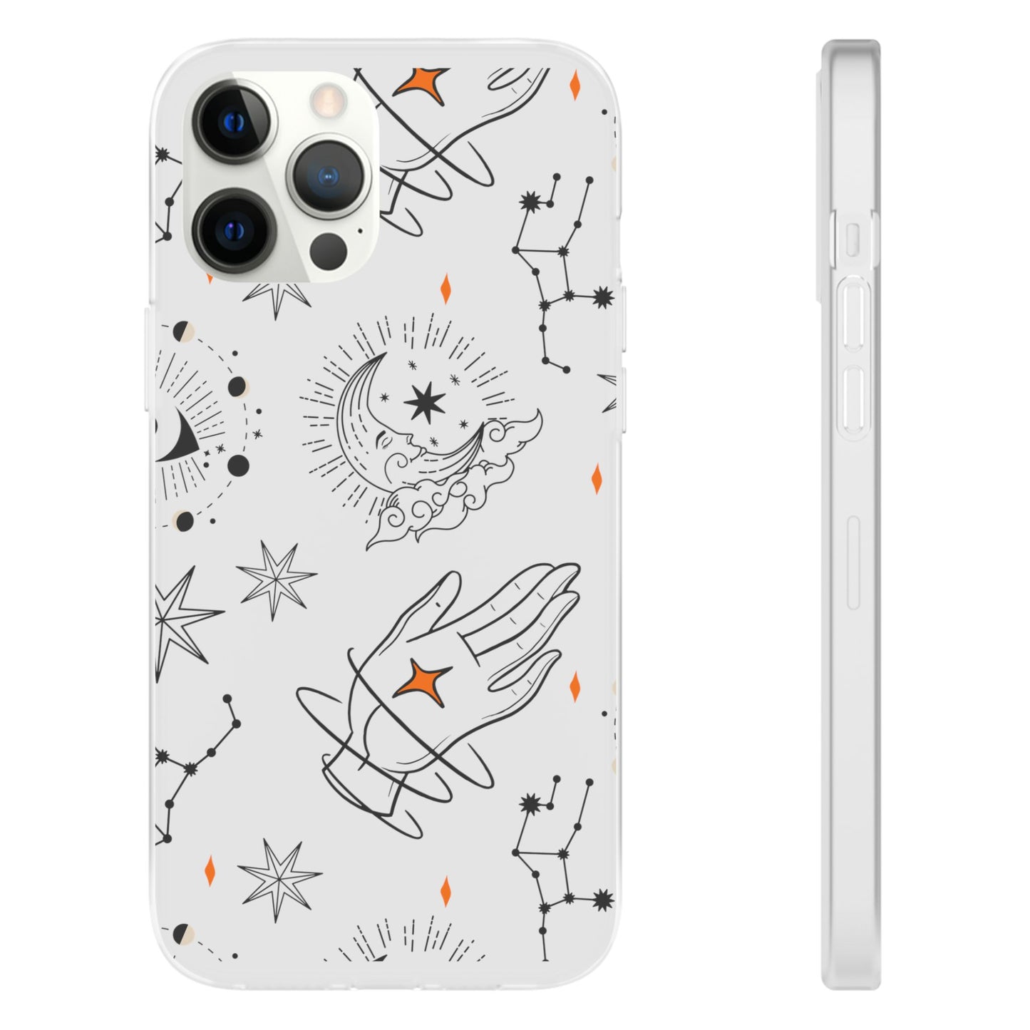 Stylish Astrological iPhone Case – Semi-Transparent & Flexible