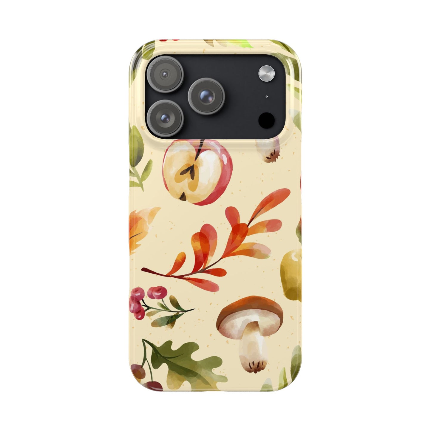 Beautiful autumn elements in watercolor