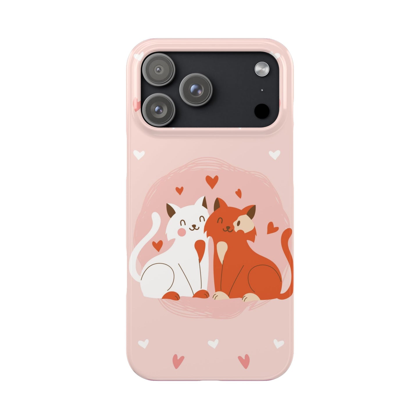 Pair of foxes in love