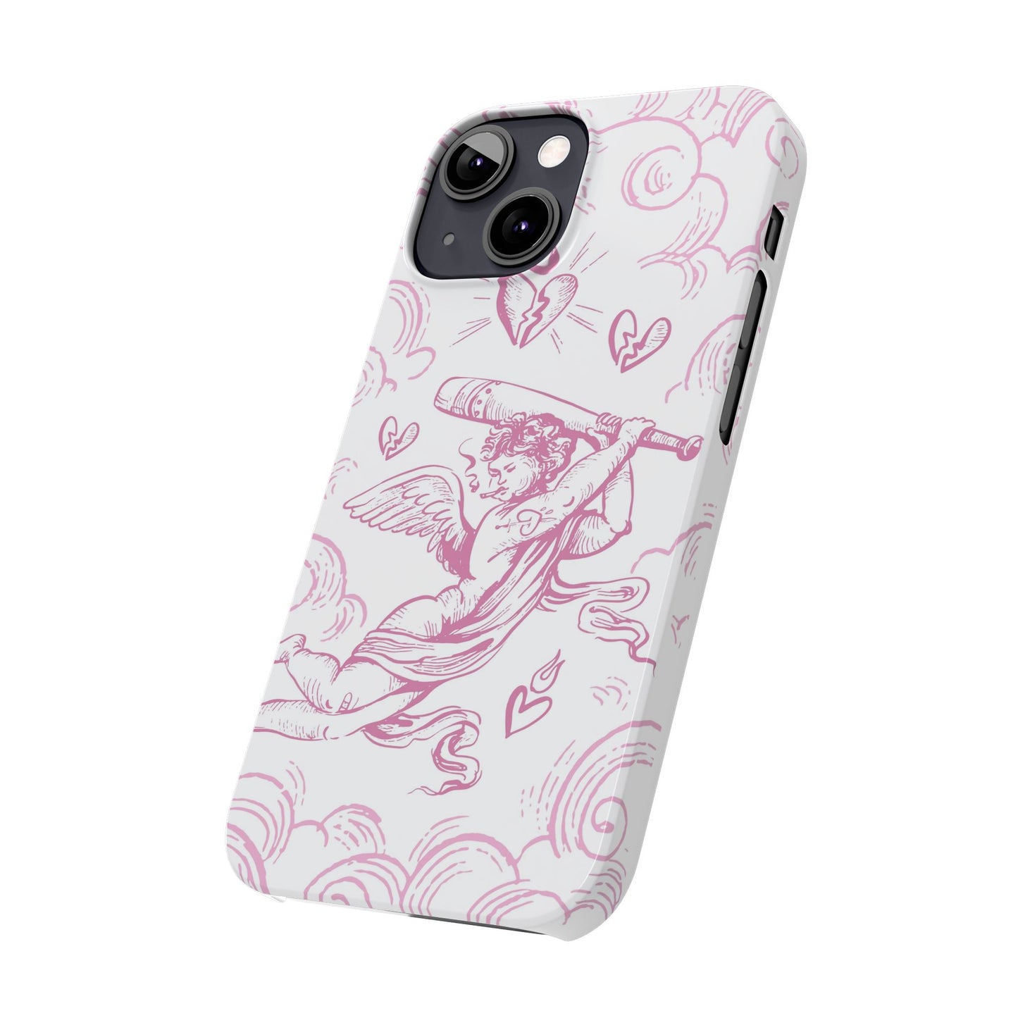 Anti-Valentine's Day: Cupid's Rebellion Phone Case