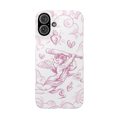 Anti-Valentine's Day: Cupid's Rebellion Phone Case