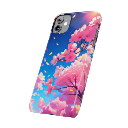 Anime sakura tree flowers