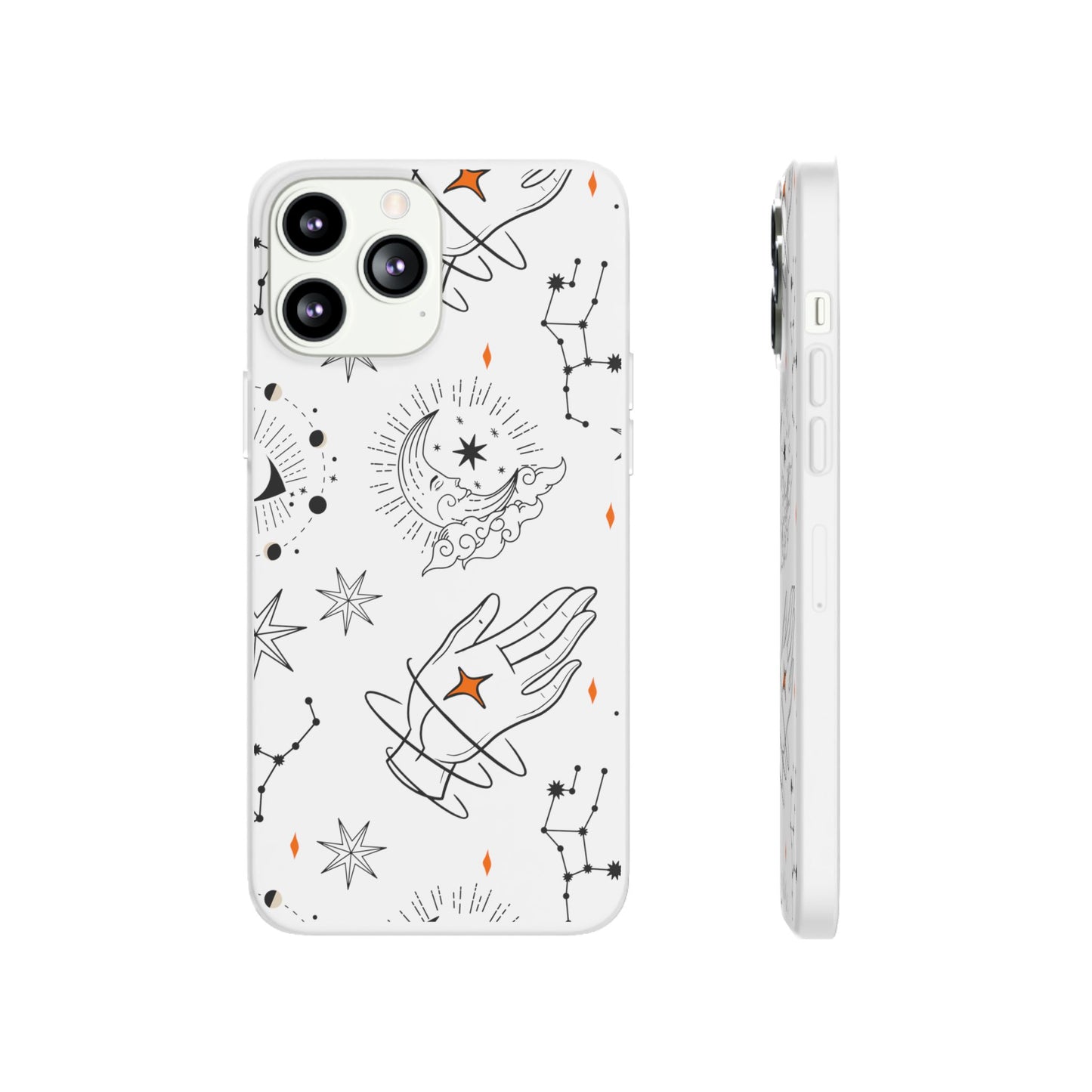 Stylish Astrological iPhone Case – Semi-Transparent & Flexible