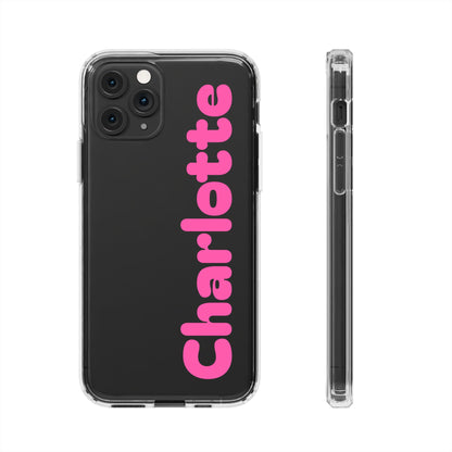 Name iphone case Custom iphone case Silicone iphone case Glossy iphone case Custom gift