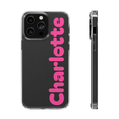 Name iphone case Custom iphone case Silicone iphone case Glossy iphone case Custom gift