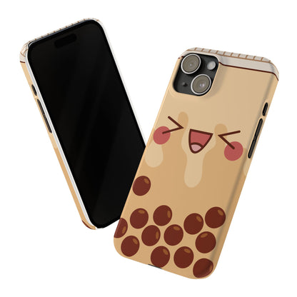 Bubble tea phone case, kawaii iphone case, anime phone case, otaku phone case, iphone 16, 15 case, iphone 15 pro case, iphone 14 case