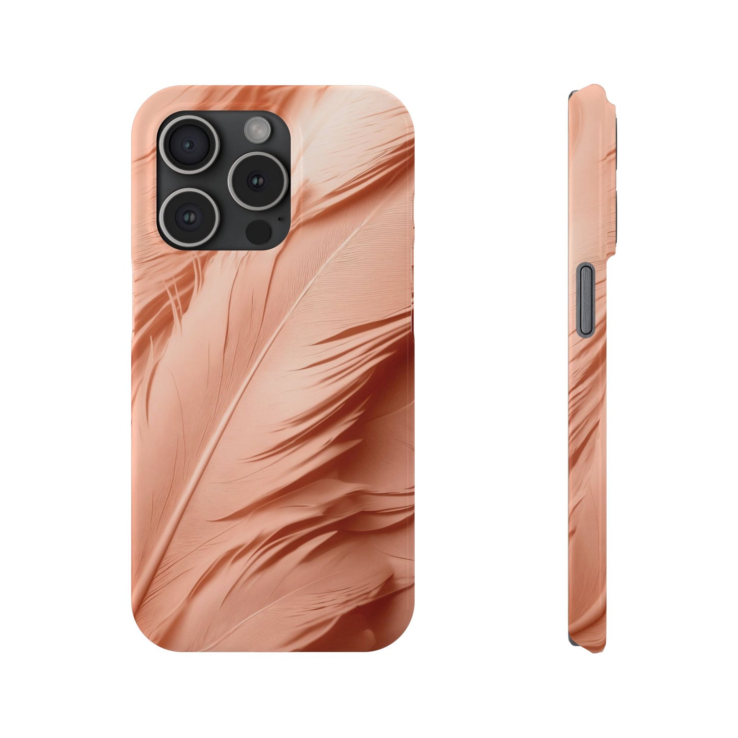 Peach-colored feathers - casetinger