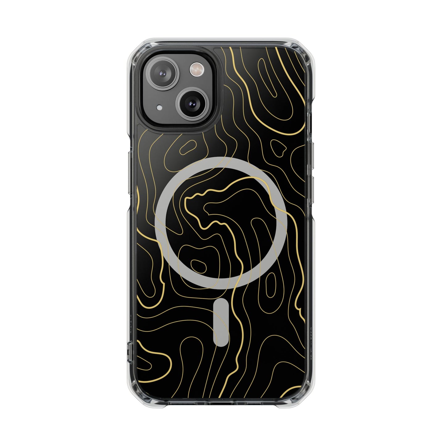 Abstract Topographic lines Map Design - Magnetic