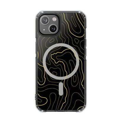 Abstract Topographic lines Map Design - Magnetic