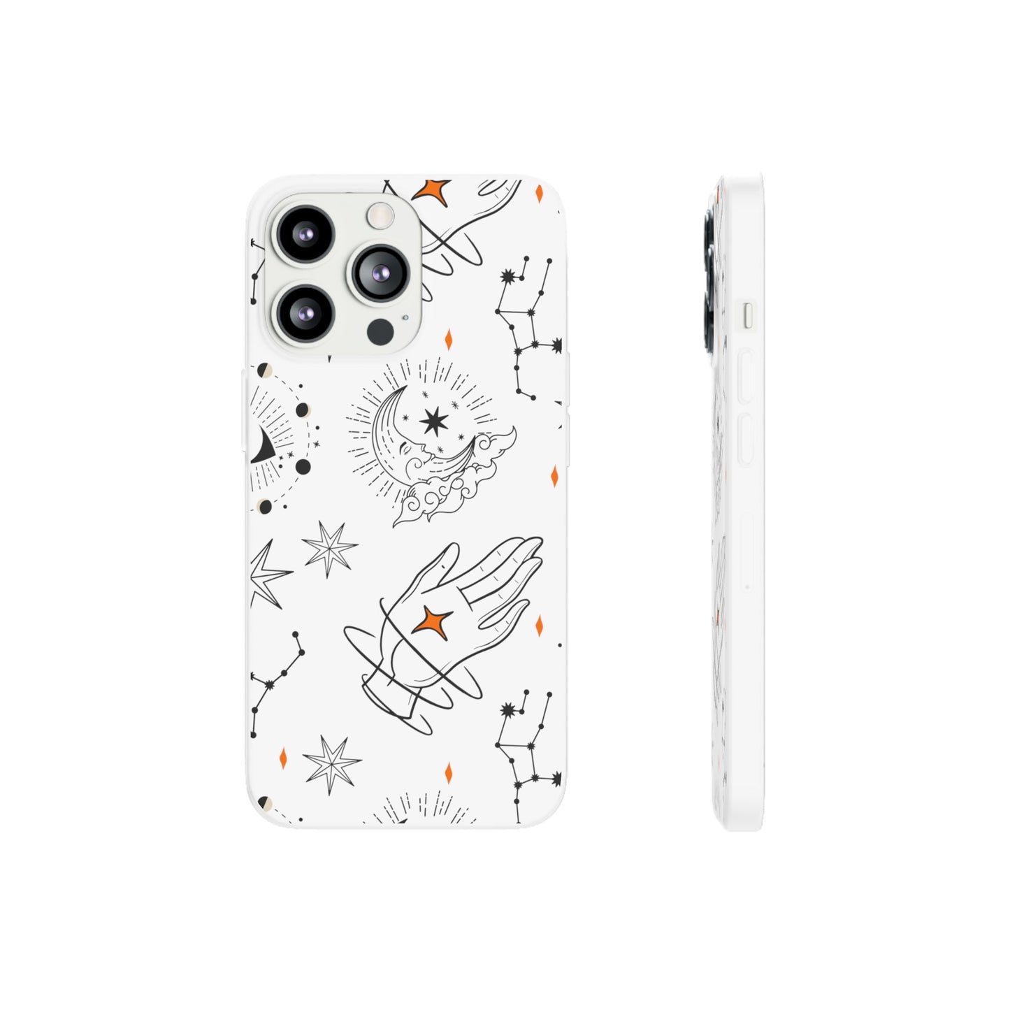 Stylish Astrological iPhone Case – Semi-Transparent & Flexible