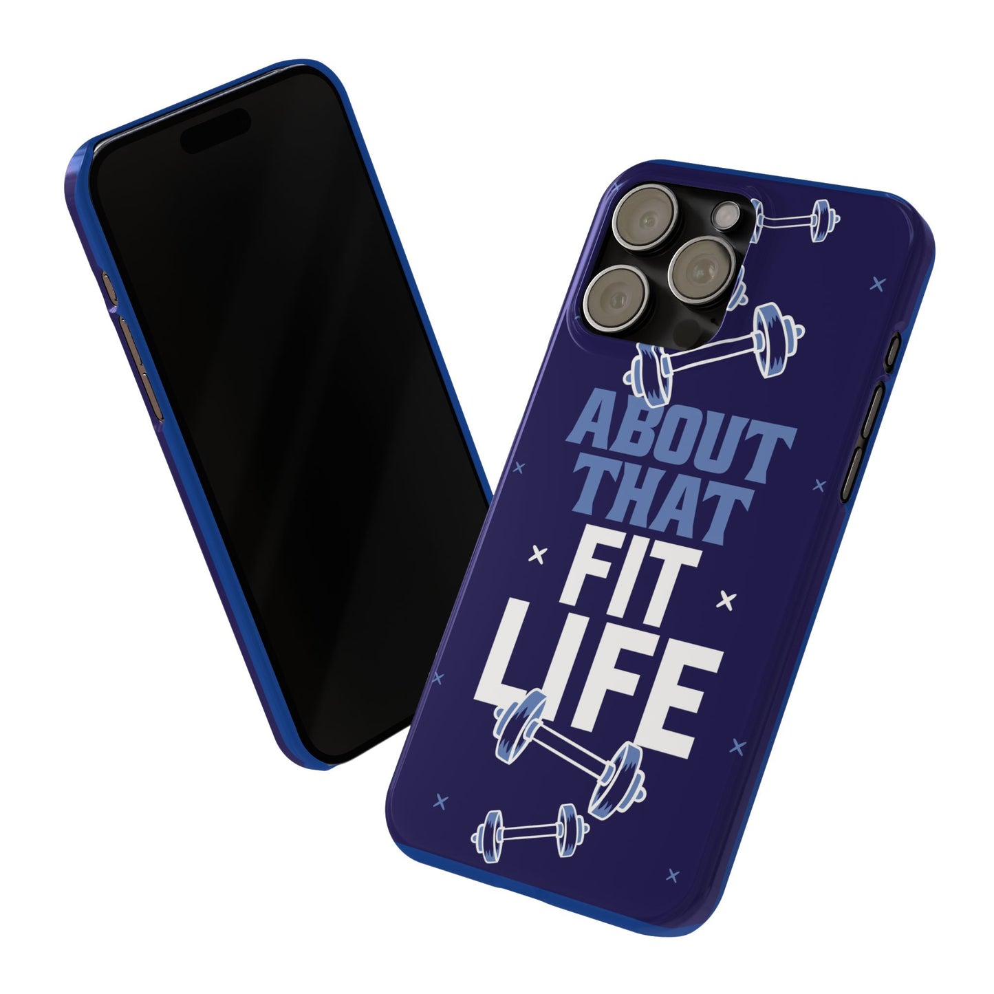 GYM phone case - "About that fit life"