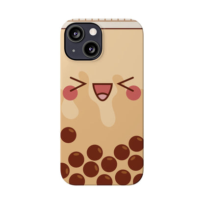 Bubble tea phone case, kawaii iphone case, anime phone case, otaku phone case, iphone 16, 15 case, iphone 15 pro case, iphone 14 case