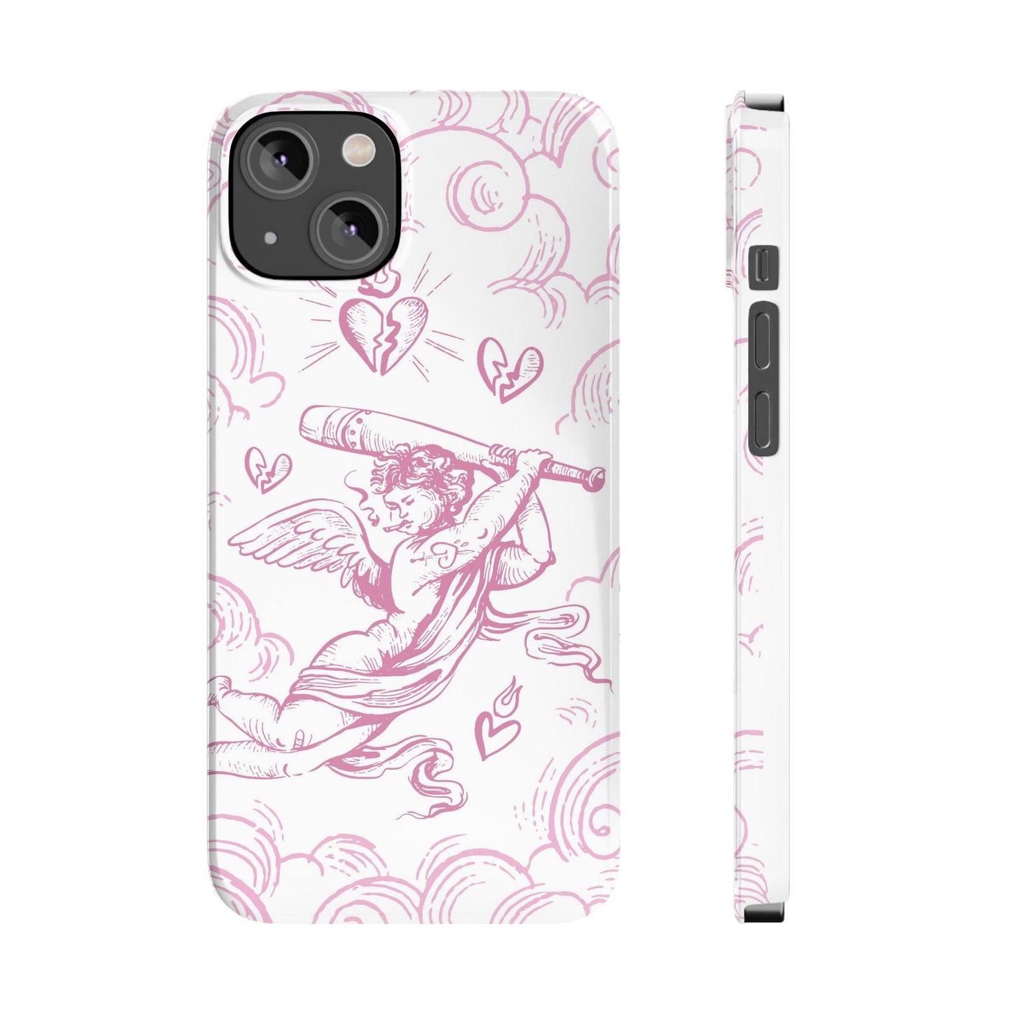 Anti-Valentine's Day: Cupid's Rebellion Phone Case