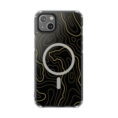 Abstract Topographic lines Map Design - Magnetic