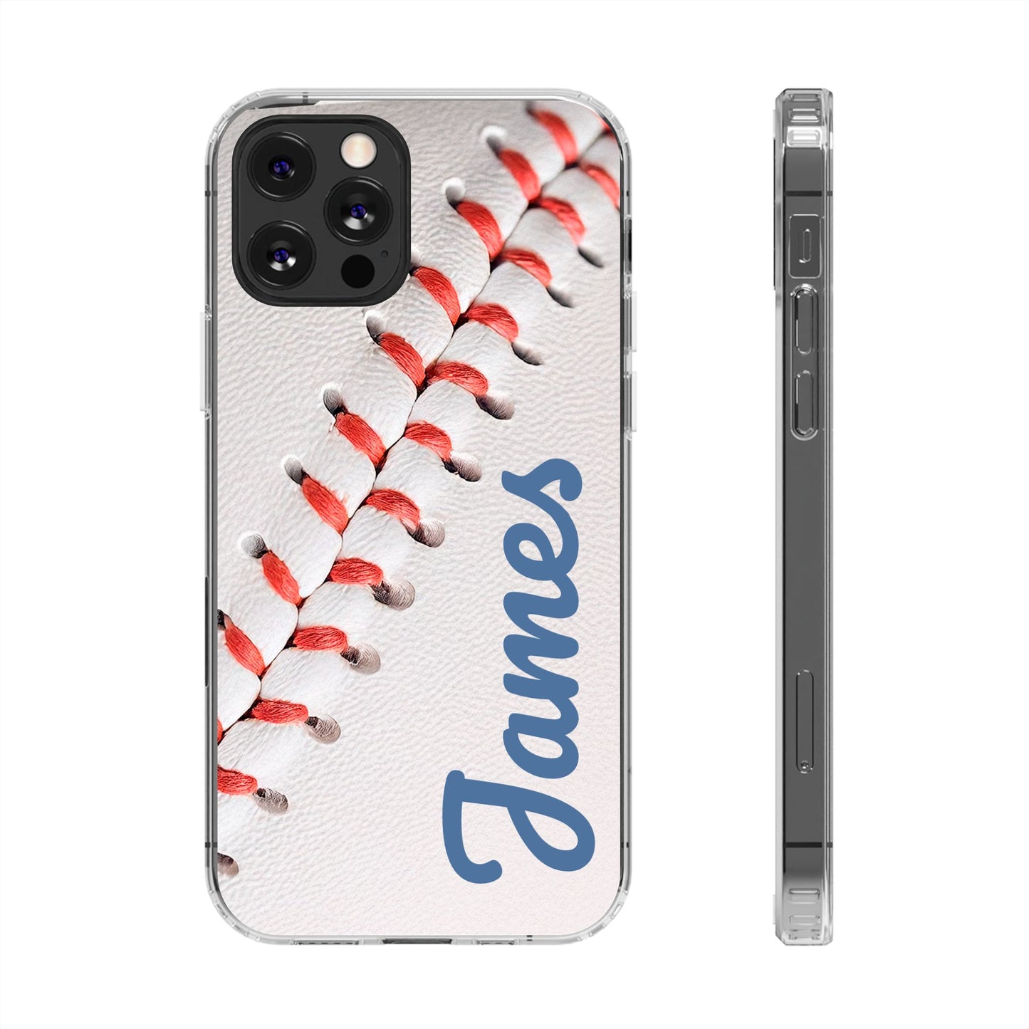 Custom name Baseball iPhone Case – Personalized Silicone