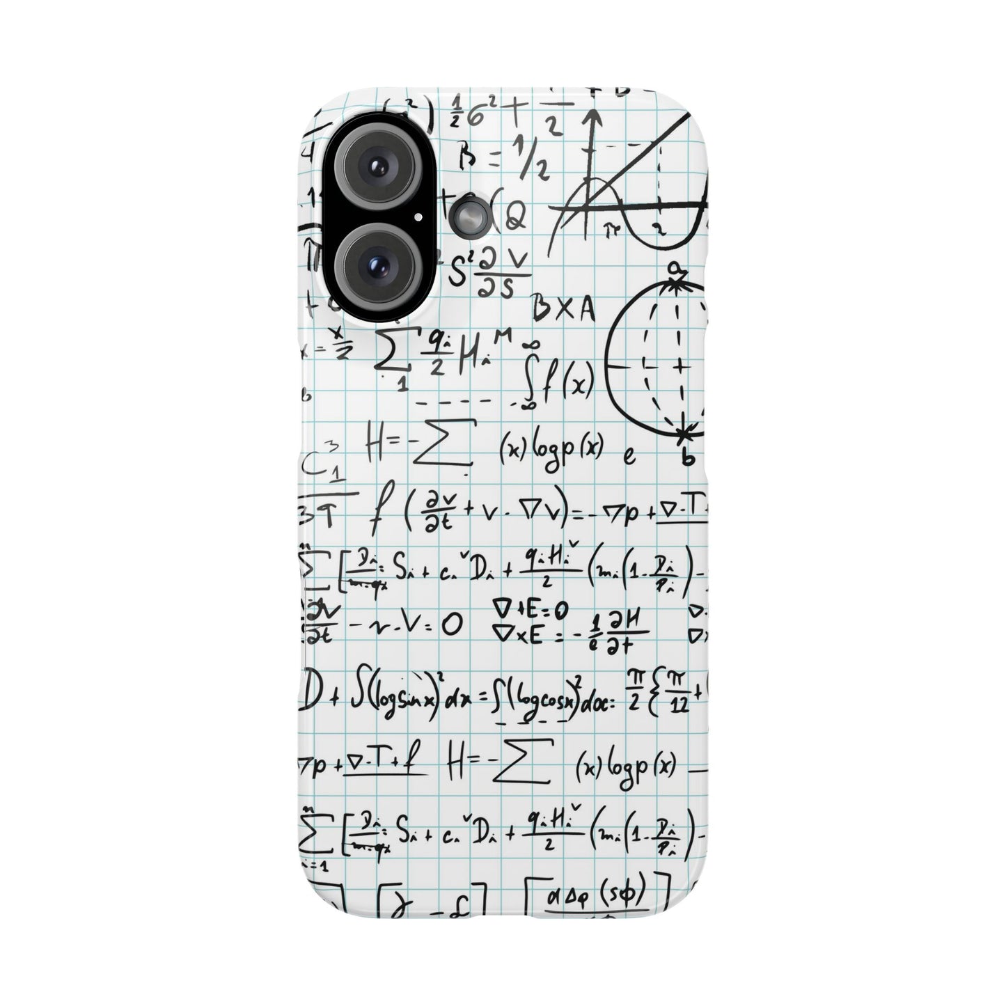 iPhone case for physics students and teachers. number geeks. For iphone 15, iphone 14 and iphone 13 pro and max.