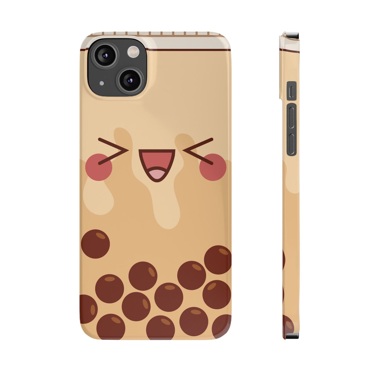 Bubble tea phone case, kawaii iphone case, anime phone case, otaku phone case, iphone 16, 15 case, iphone 15 pro case, iphone 14 case