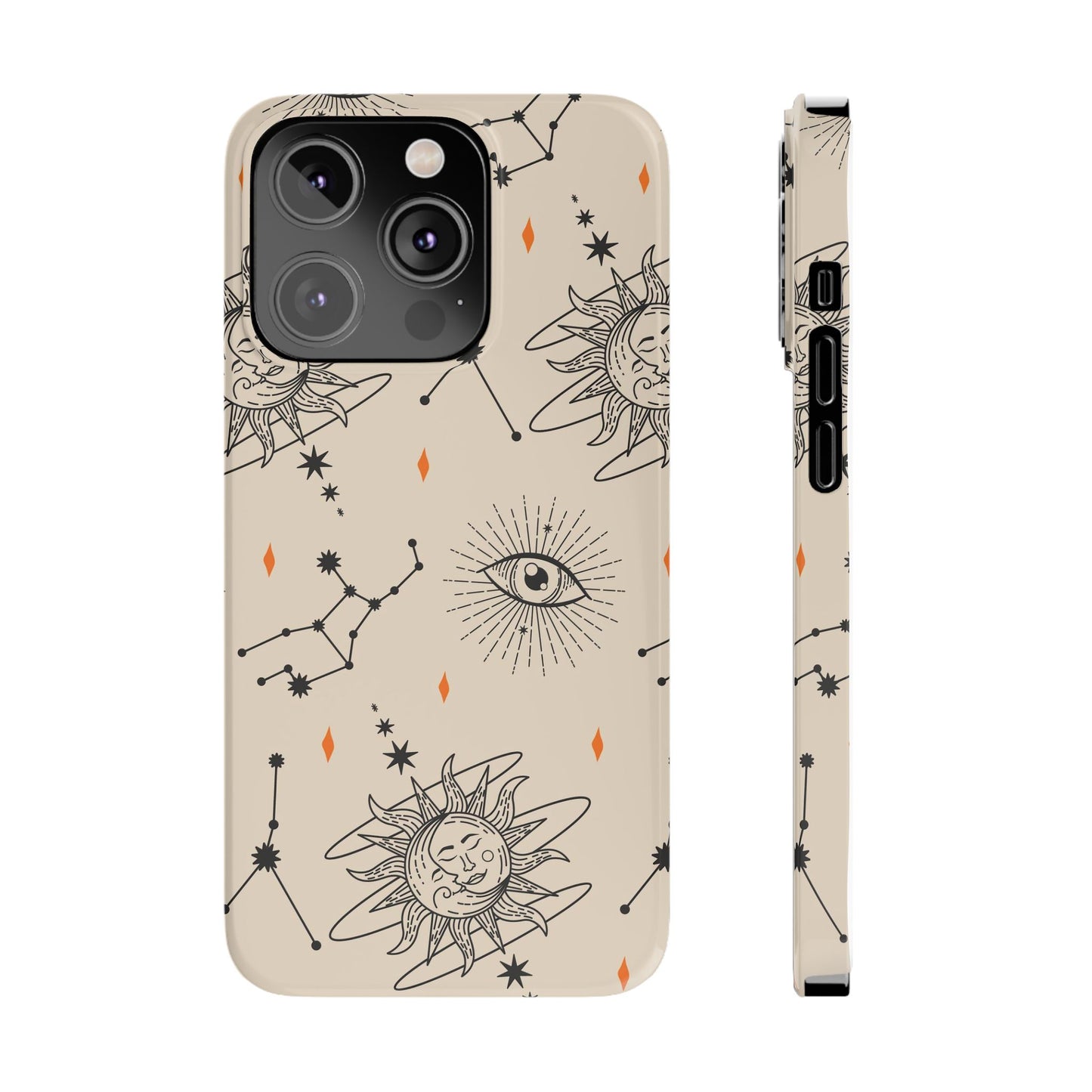 Mystical Astrology iPhone 16, 15, 14, and 13 Case - Ideal Gift for Astrology Enthusiasts - Celestial Symbolism - iPhone 15 Pro & Max - Mysticism