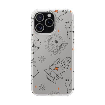 Stylish Astrological iPhone Case – Semi-Transparent & Flexible