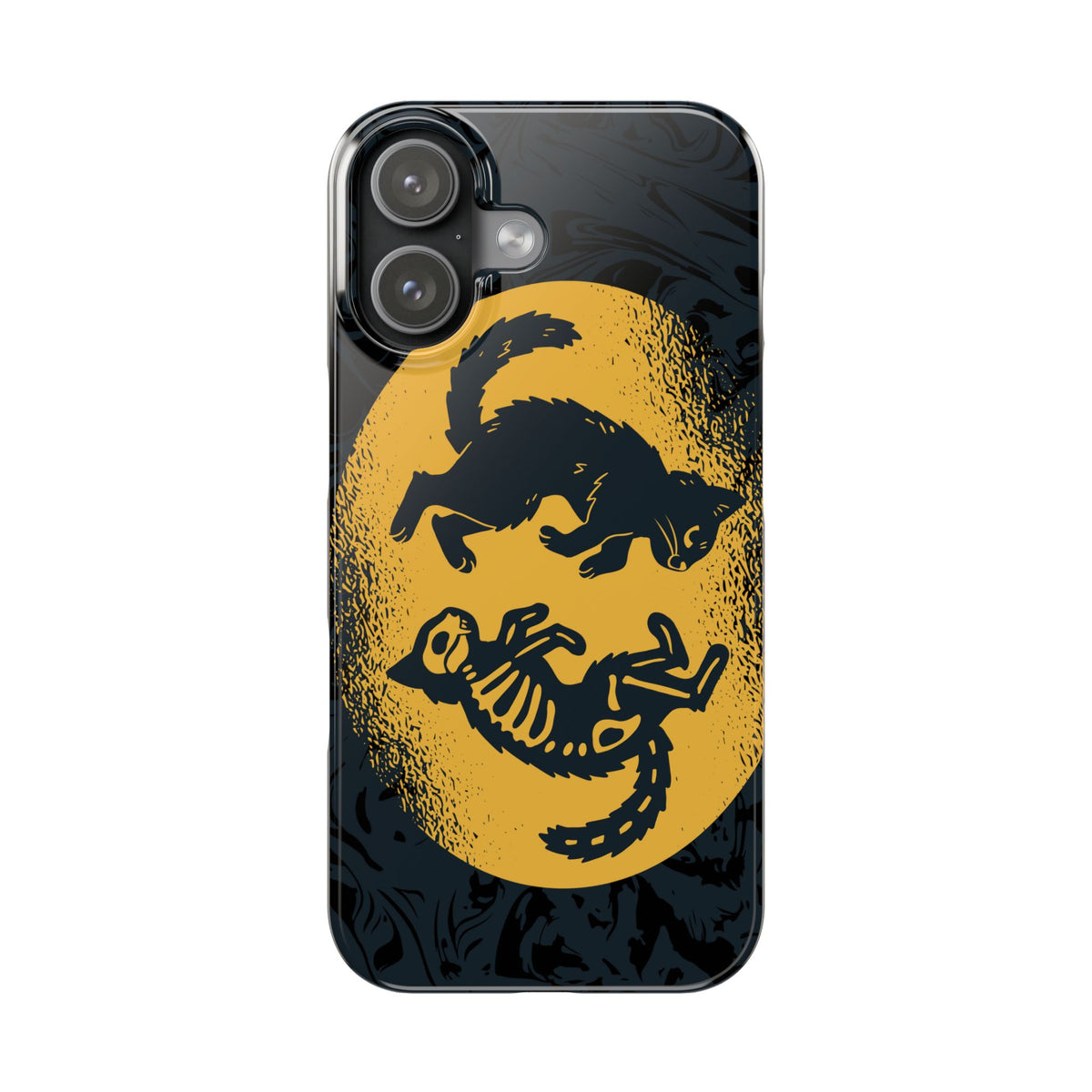 Halloween Edition Kitten: Duel between Life and Death in Two Phases Skull - casetinger