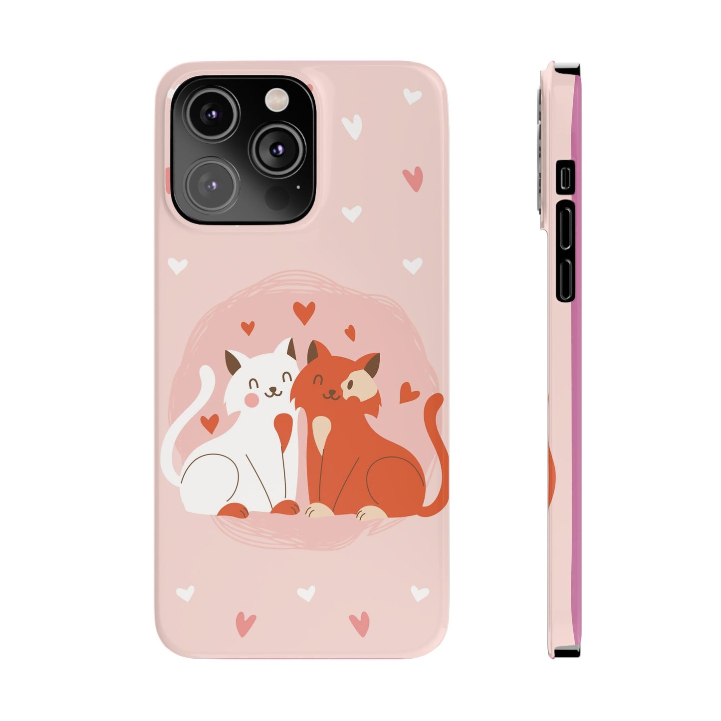 Pair of foxes in love