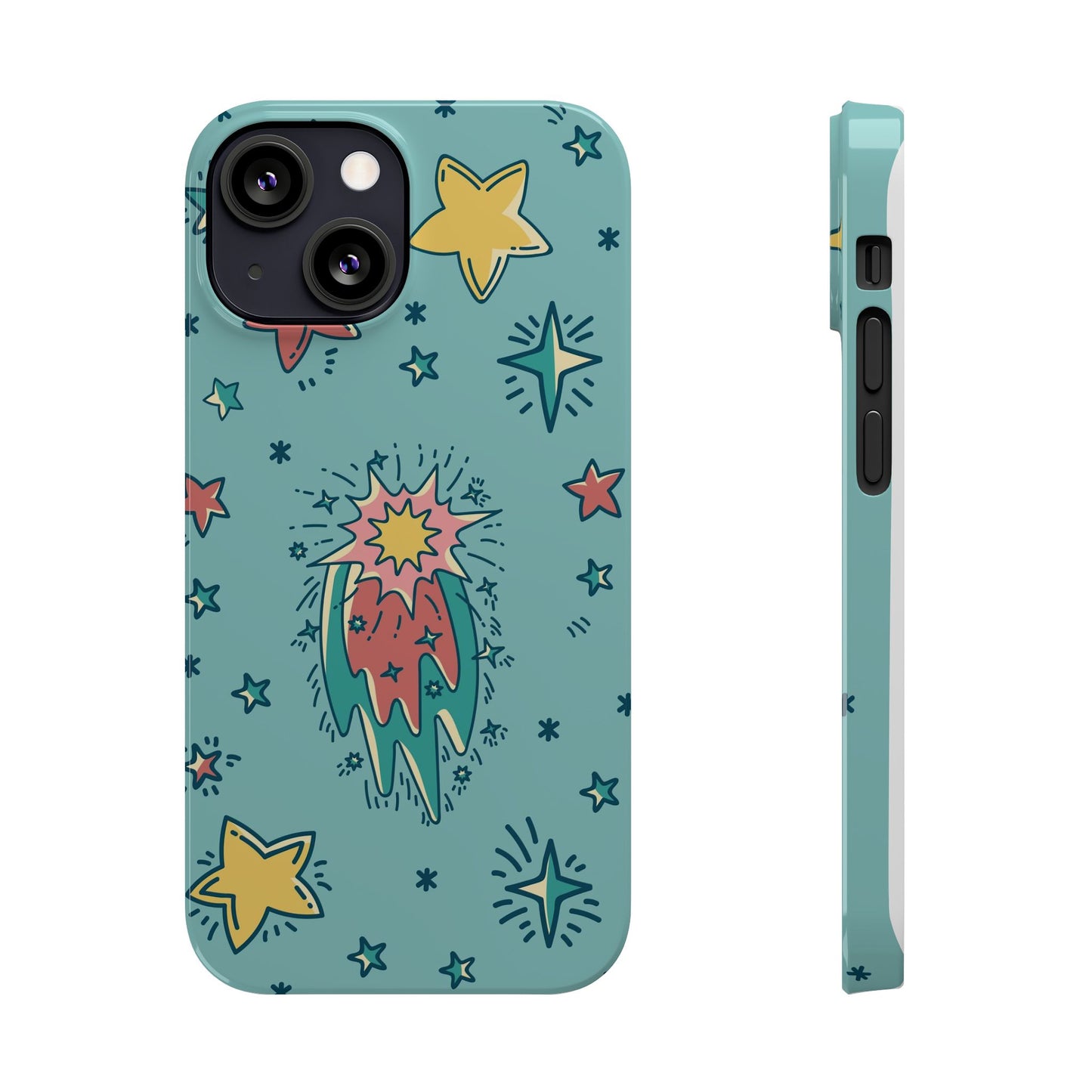 Stars Moon Weather Magic Case for iphone. Iphone 16, 15 case, iphone 14 case, iphone 13 case