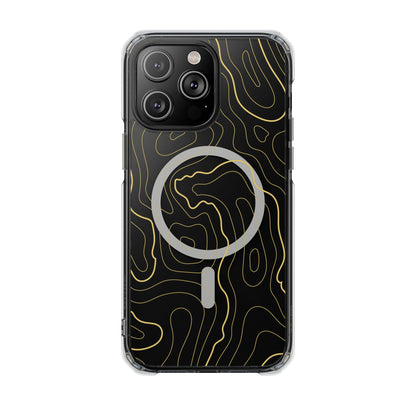 Abstract Topographic lines Map Design - Magnetic