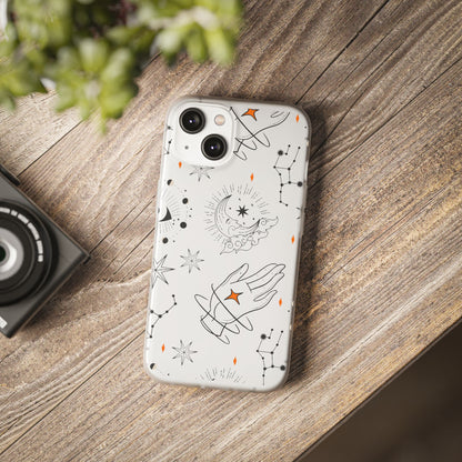 Stylish Astrological iPhone Case – Semi-Transparent & Flexible