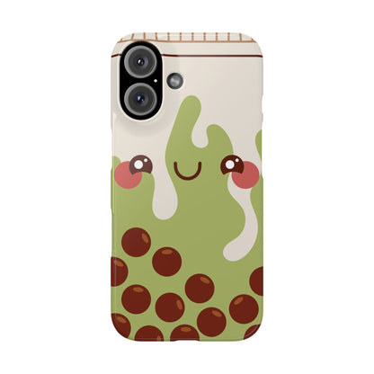 Bubble tea phone case, kawaii iphone case, anime phone case, iphone 16, 15 case, iphone 15 pro case, iphone 14 case, iphone 15 plus case