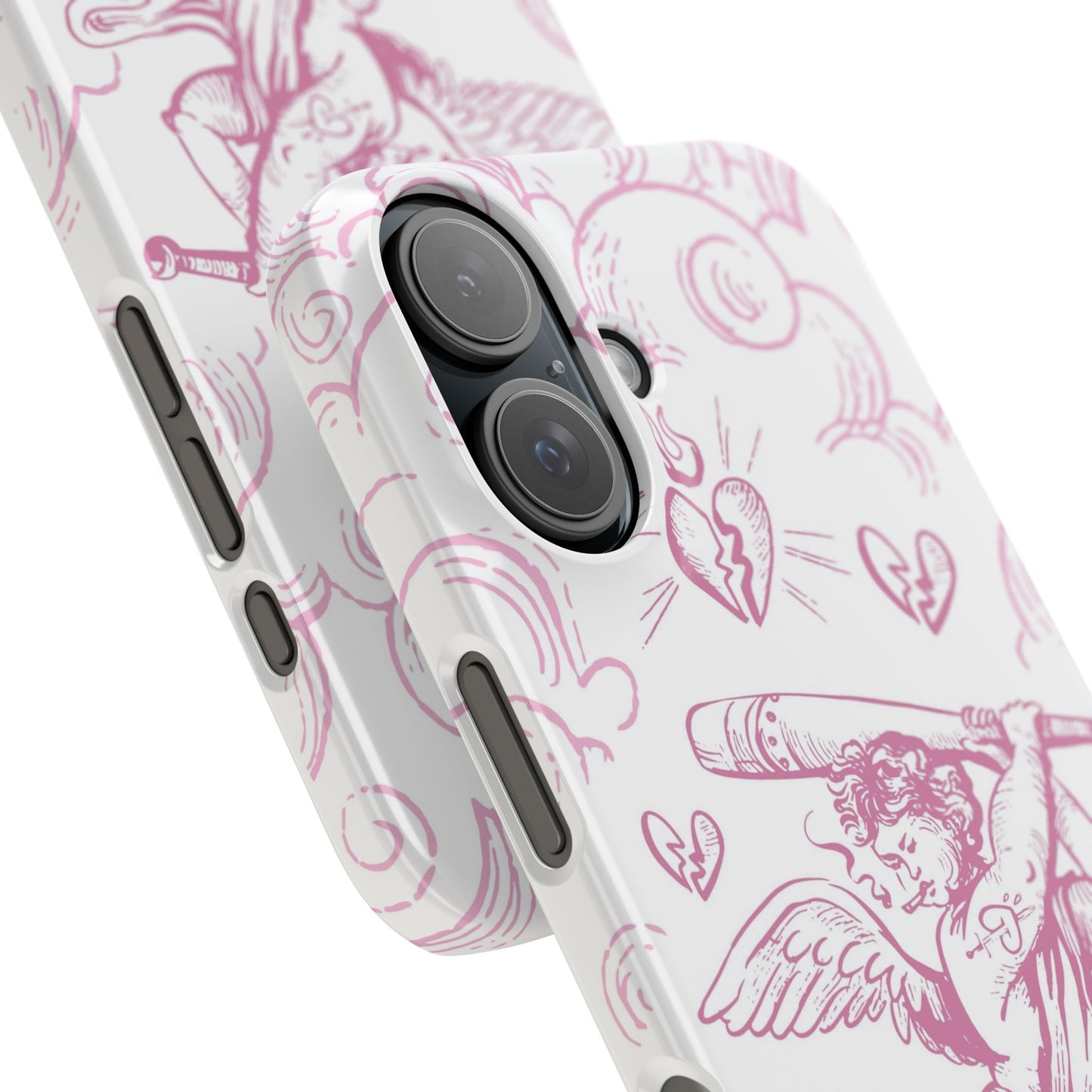 Anti-Valentine's Day: Cupid's Rebellion Phone Case