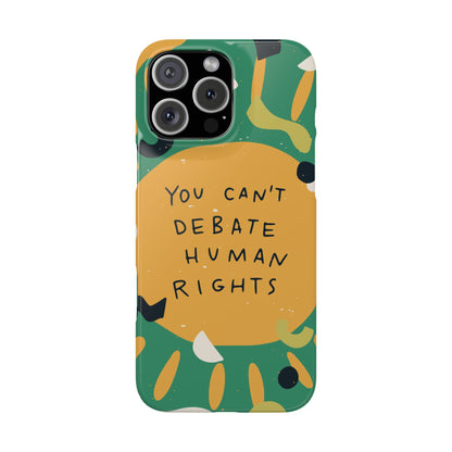 Yoou cant debate human rights feminist case phone